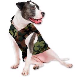 GoldPaw Dog Fleece Stretch Pullover Camouflage